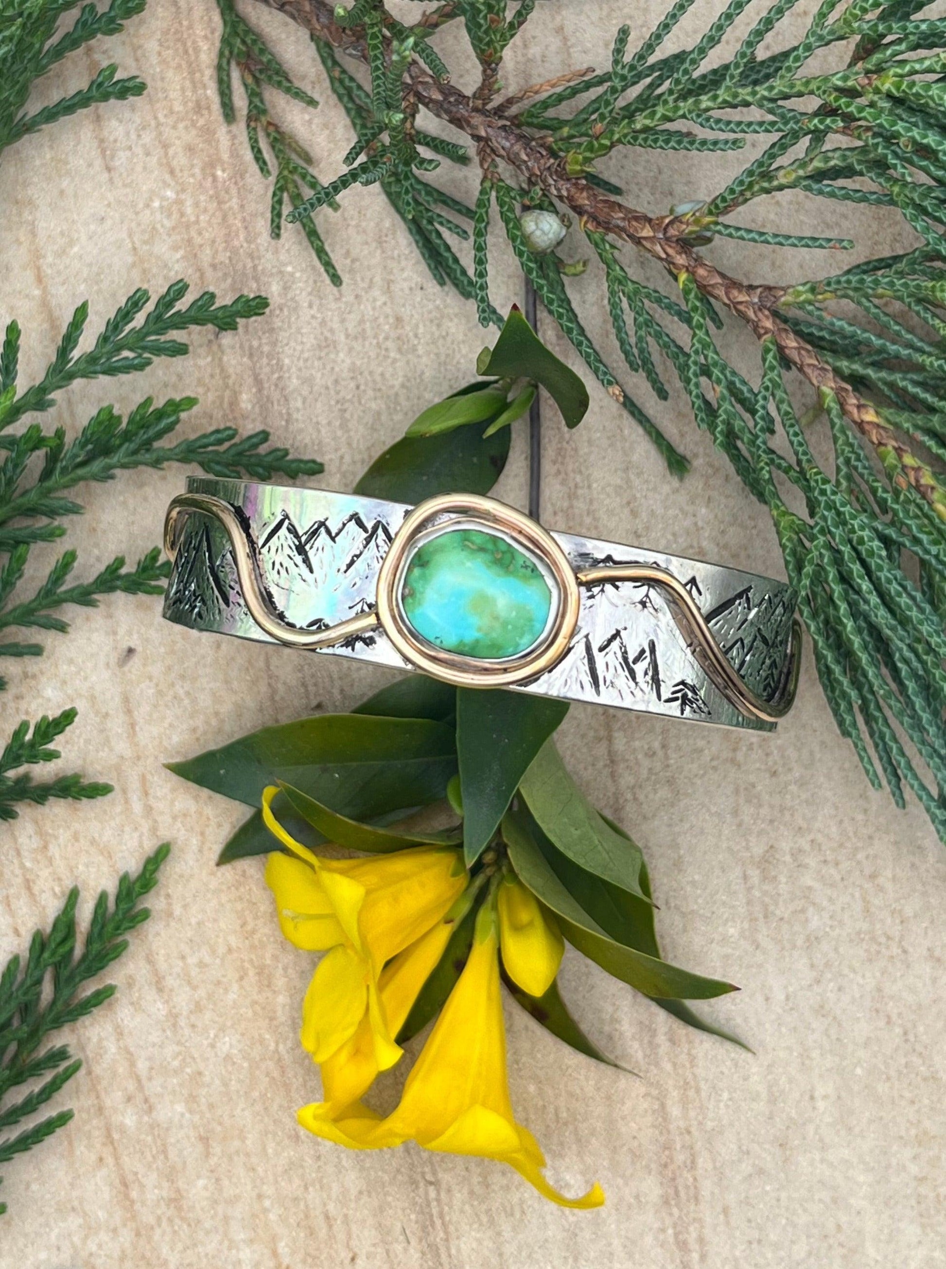 Journey Thru the Mountains Cuff - Ellis Cole Jewelry Designs