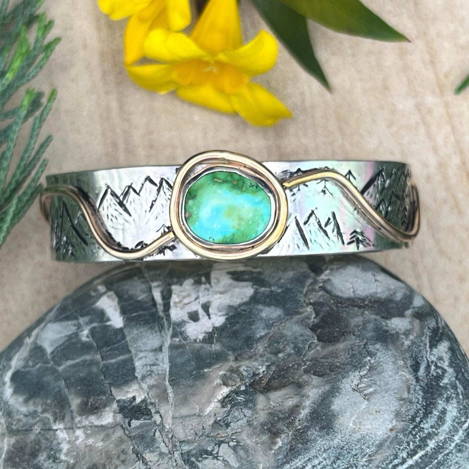 Journey Thru the Mountains Cuff - Ellis Cole Jewelry Designs