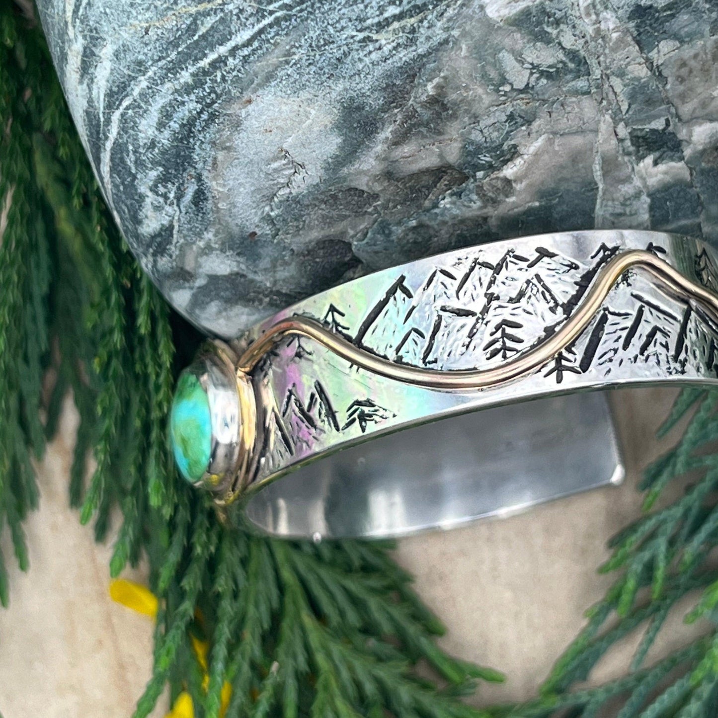 Journey Thru the Mountains Cuff