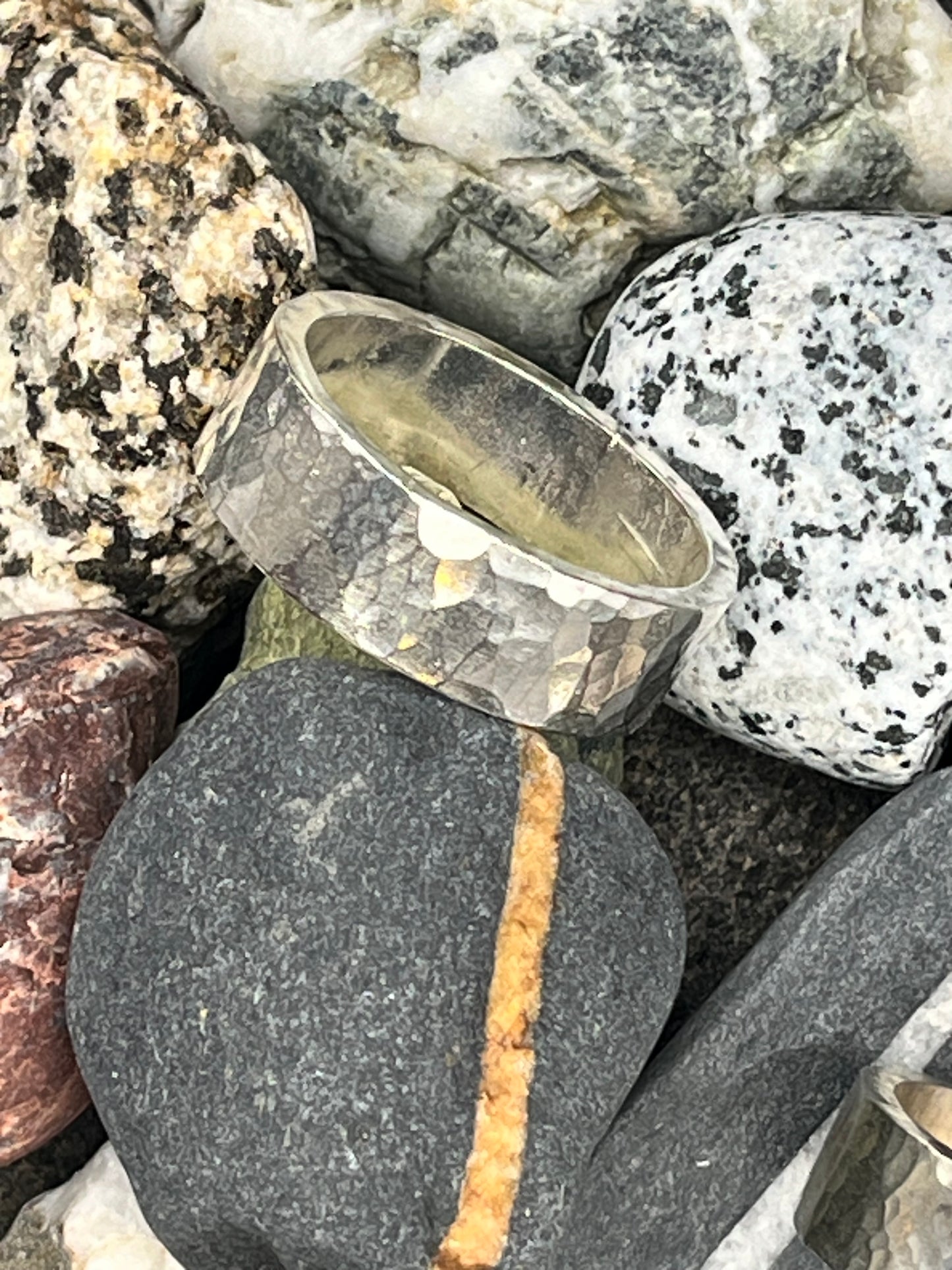 Hammered Sterling Silver Ring