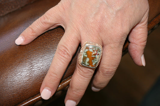 Picture Jasper Ring - Ellis Cole Jewelry Designs