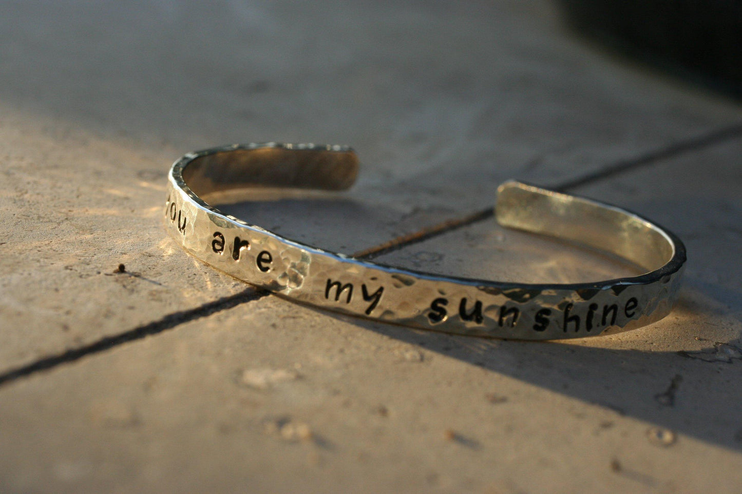 You are My Sunshine - Cuff - Ellis Cole Jewelry Designs