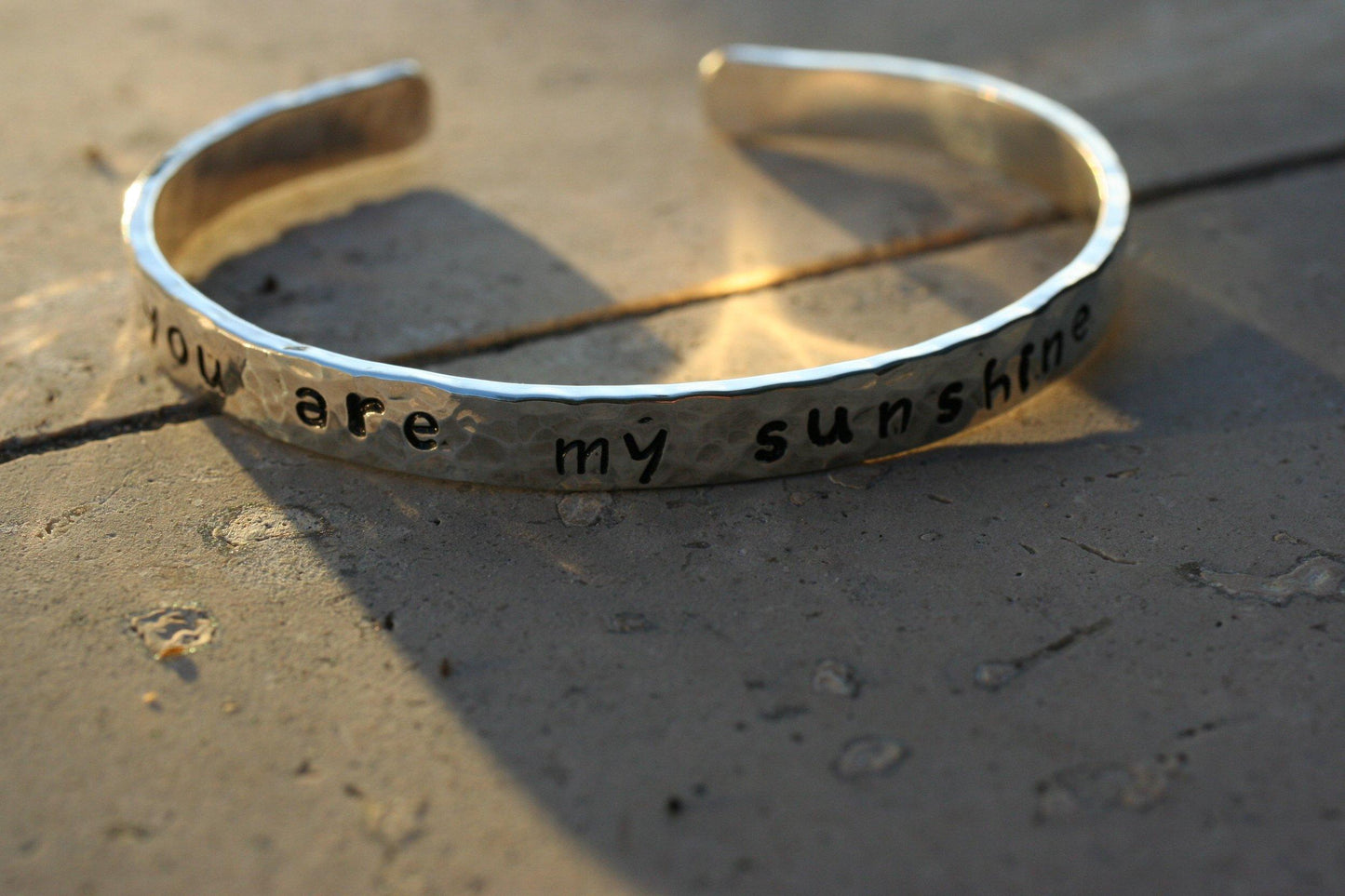 You are My Sunshine - Cuff - Ellis Cole Jewelry Designs
