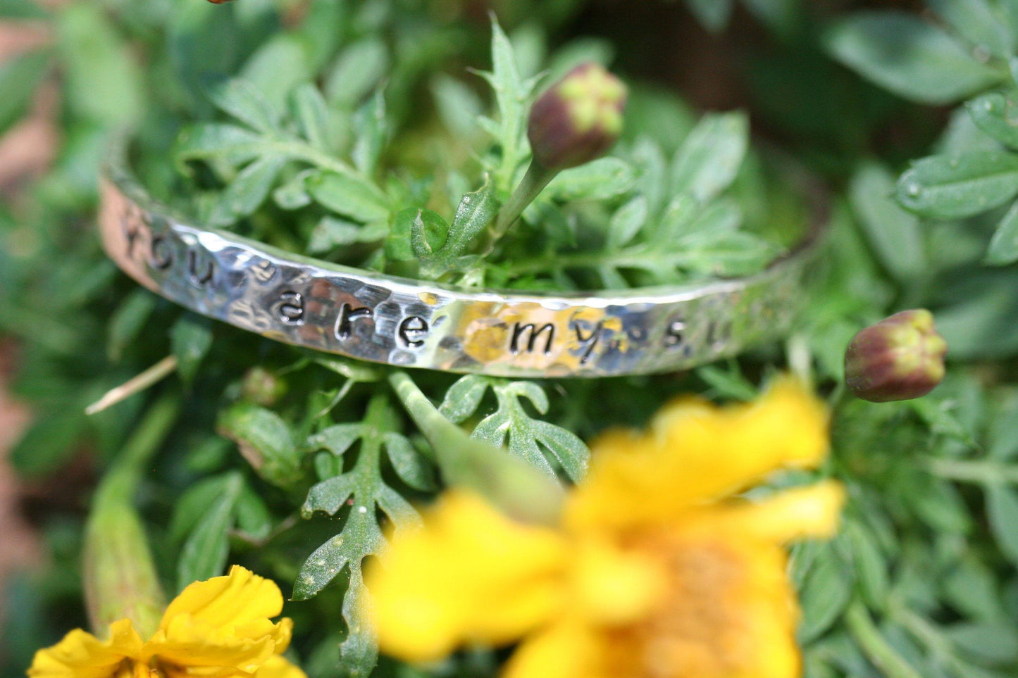 Customizable Sterling Silver Cuff - Ellis Cole Jewelry Designs