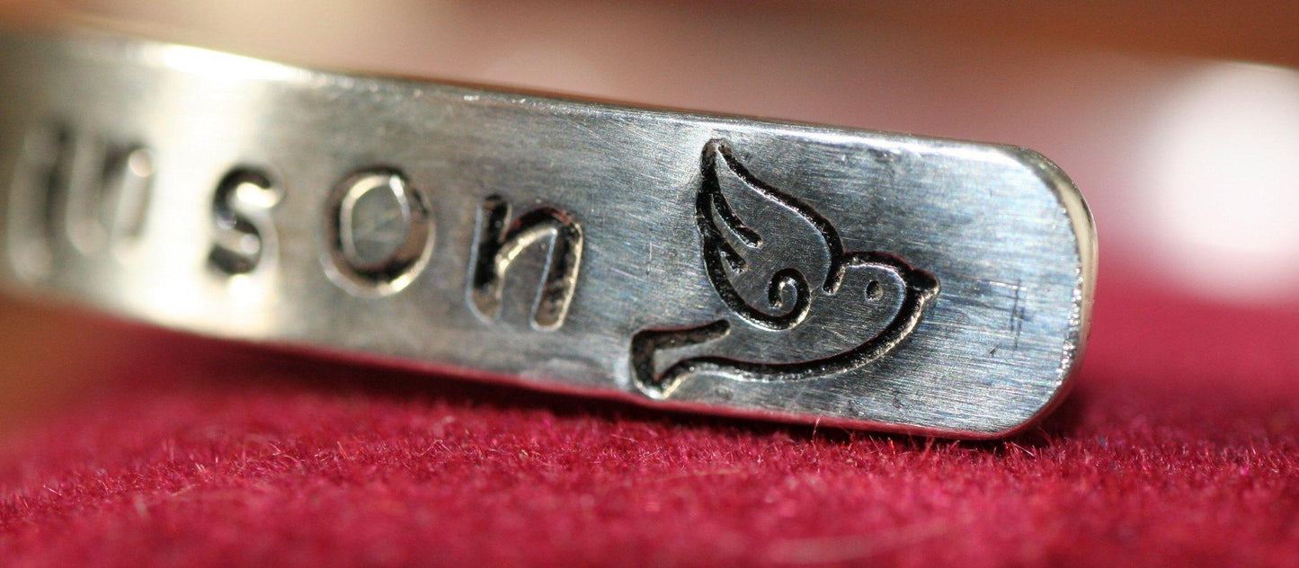 Forever- is composed of Nows - Emily Dickinson Cuff - Ellis Cole Jewelry Designs