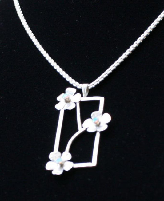 Window to the Floating World of Nature Pendant - Ellis Cole Jewelry Designs