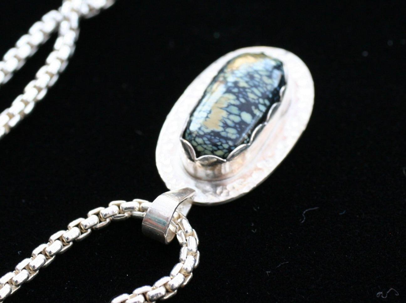 Snowville Variscite Necklace - Ellis Cole Jewelry Designs