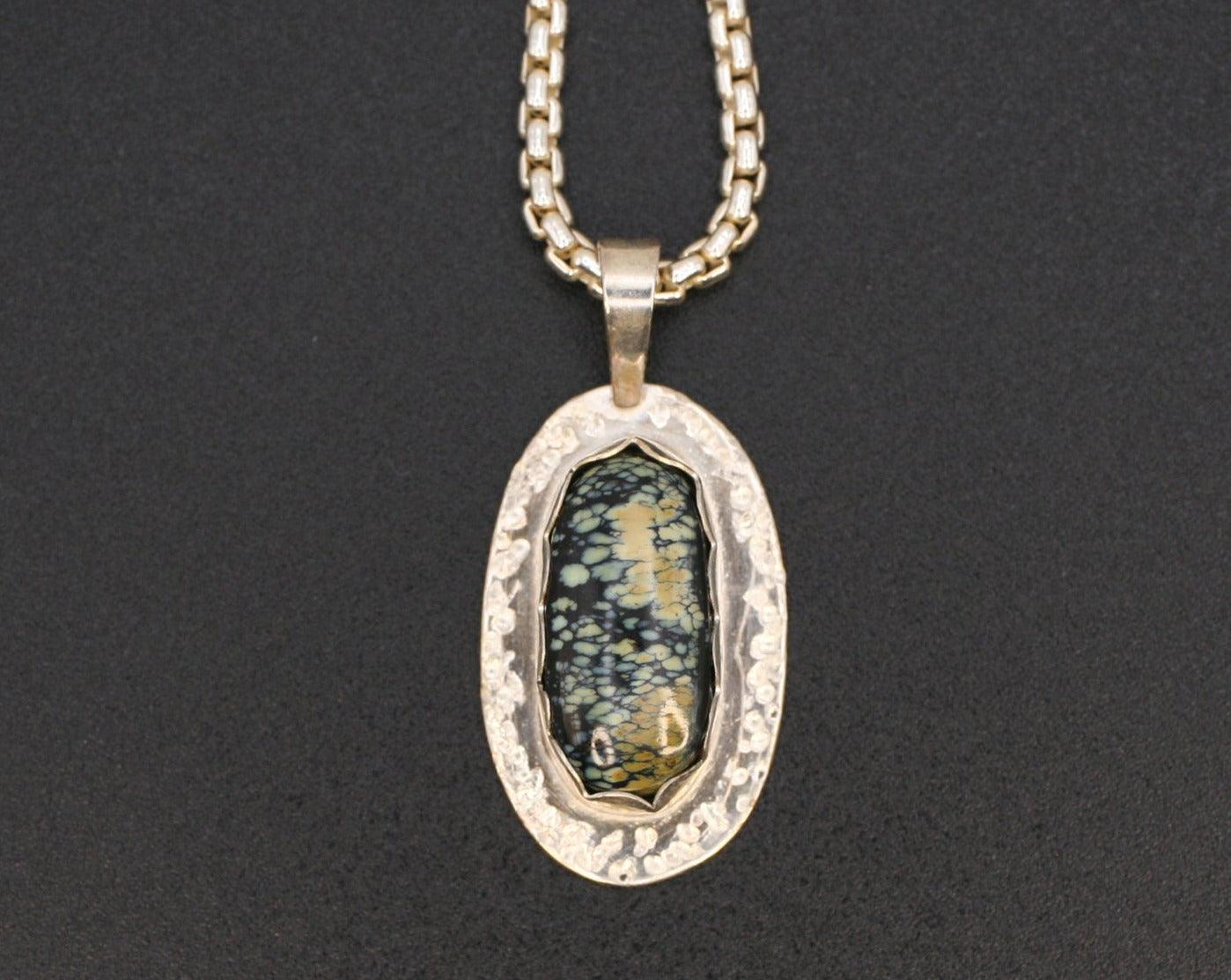 Snowville Variscite Necklace - Ellis Cole Jewelry Designs