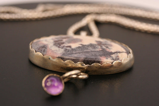 Porcelain Jasper Necklace - Ellis Cole Jewelry Designs