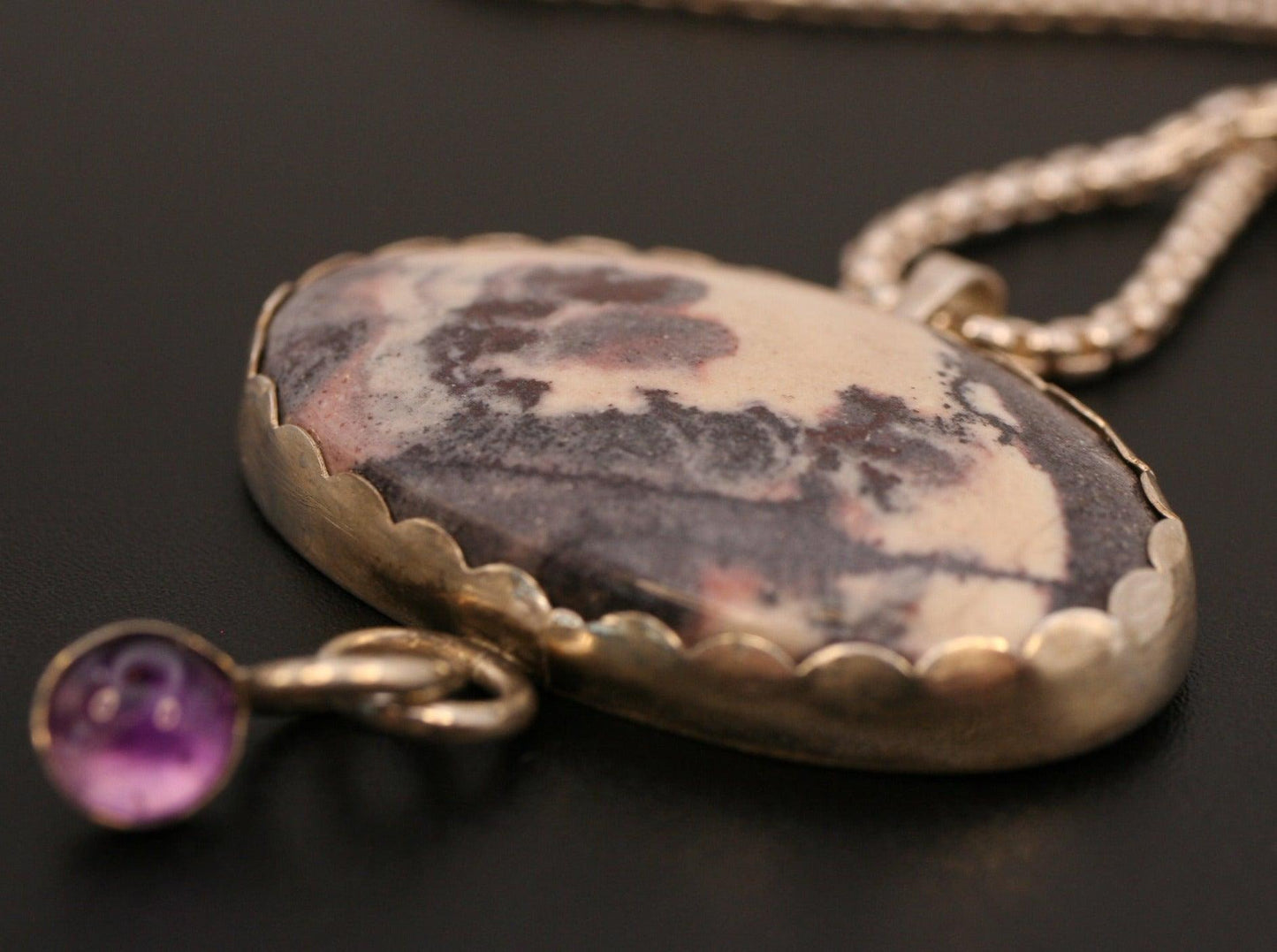 Porcelain Jasper Necklace - Ellis Cole Jewelry Designs