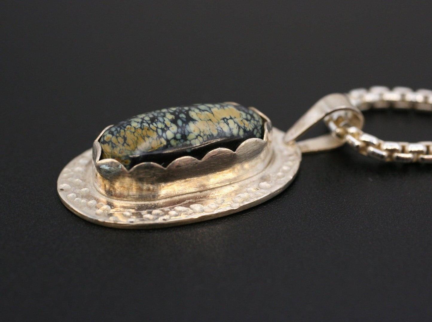 Snowville Variscite Necklace - Ellis Cole Jewelry Designs