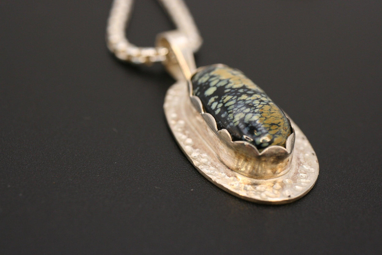 Snowville Variscite Necklace - Ellis Cole Jewelry Designs