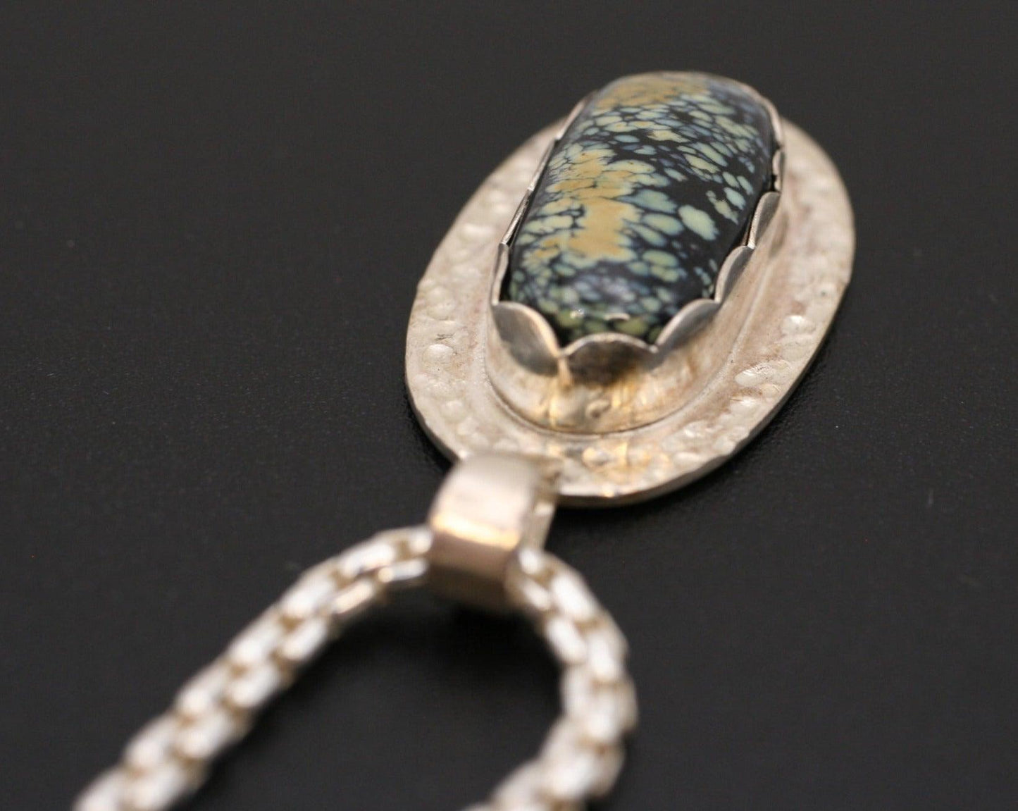 Snowville Variscite Necklace - Ellis Cole Jewelry Designs