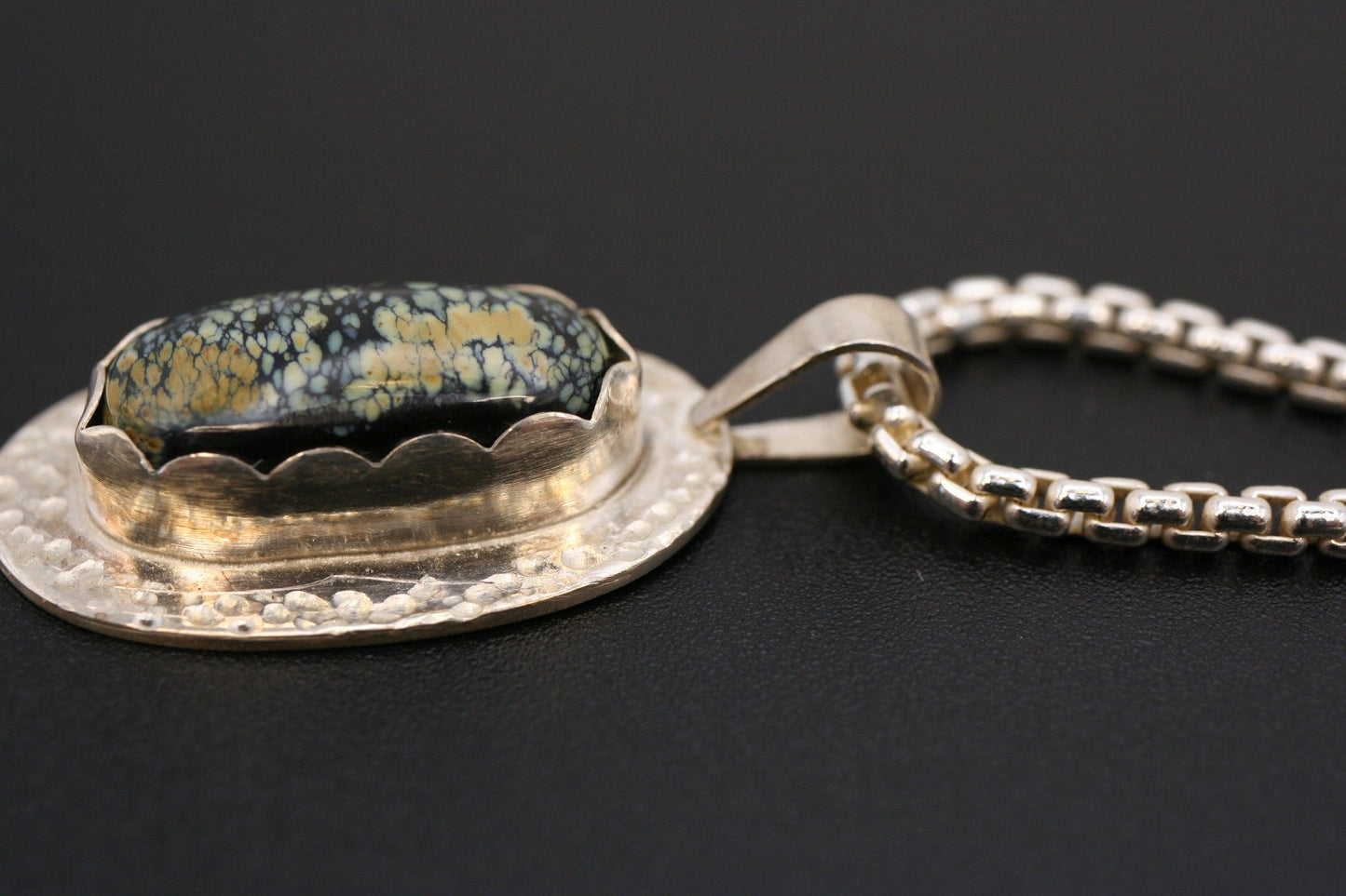 Snowville Variscite Necklace - Ellis Cole Jewelry Designs