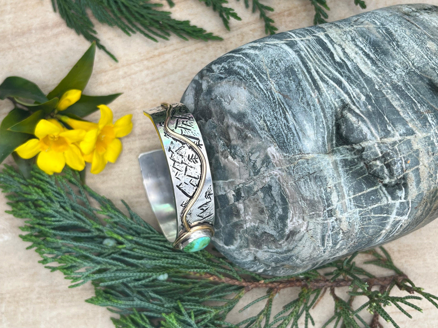 Journey Thru the Mountains Cuff