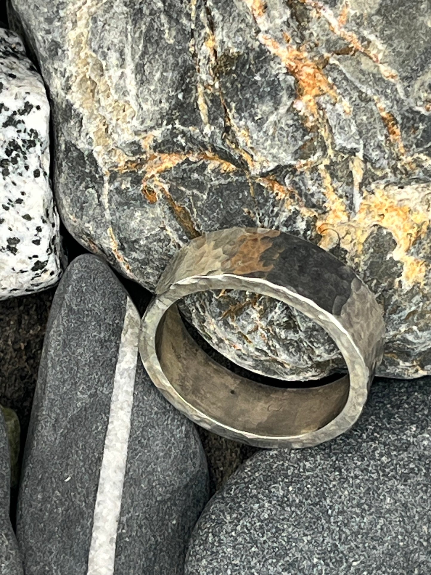 Hammered Sterling Silver Ring