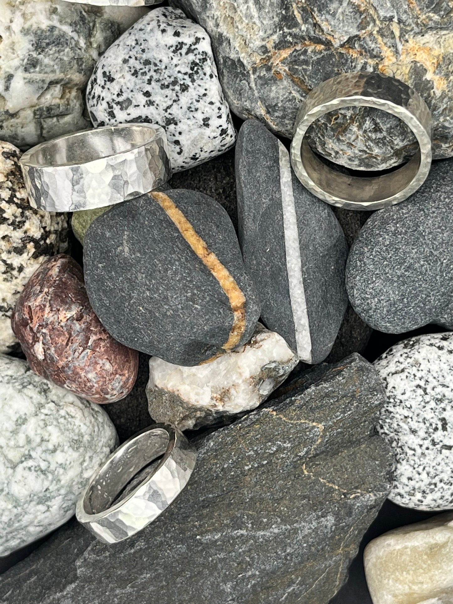 Hammered Sterling Silver Ring