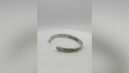 Handwritten Personalized Cuff Bracelet