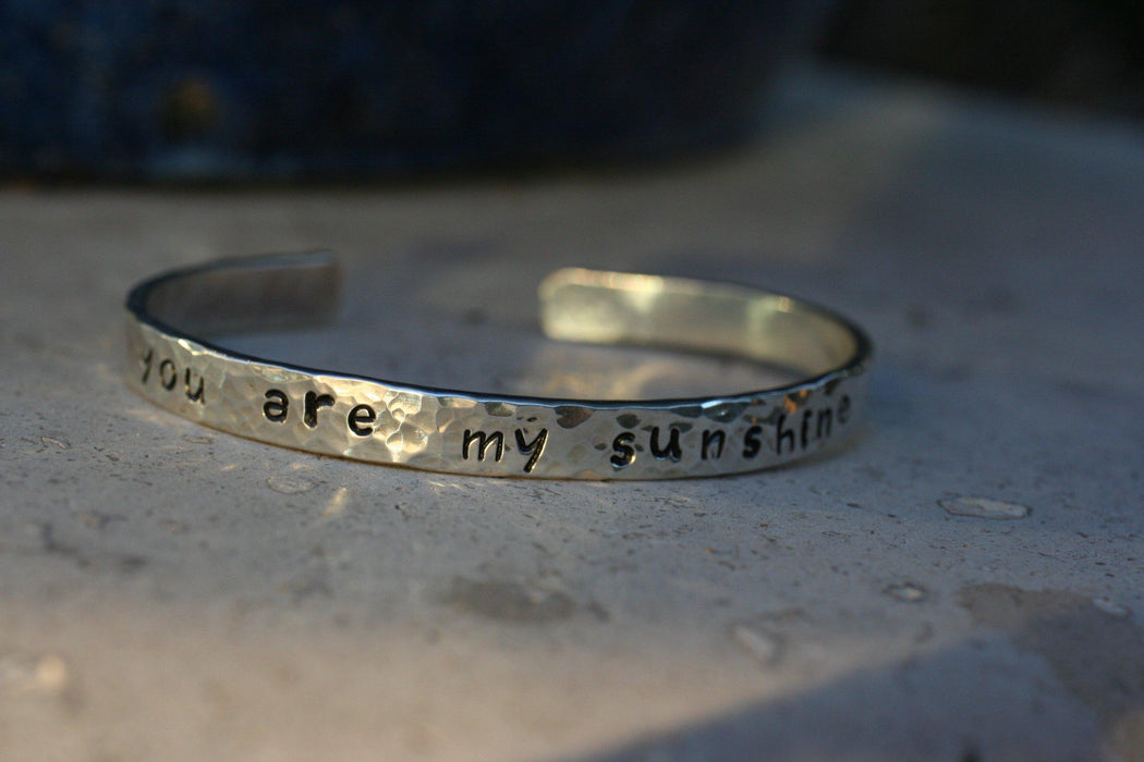 You are My Sunshine - Cuff - Ellis Cole Jewelry Designs