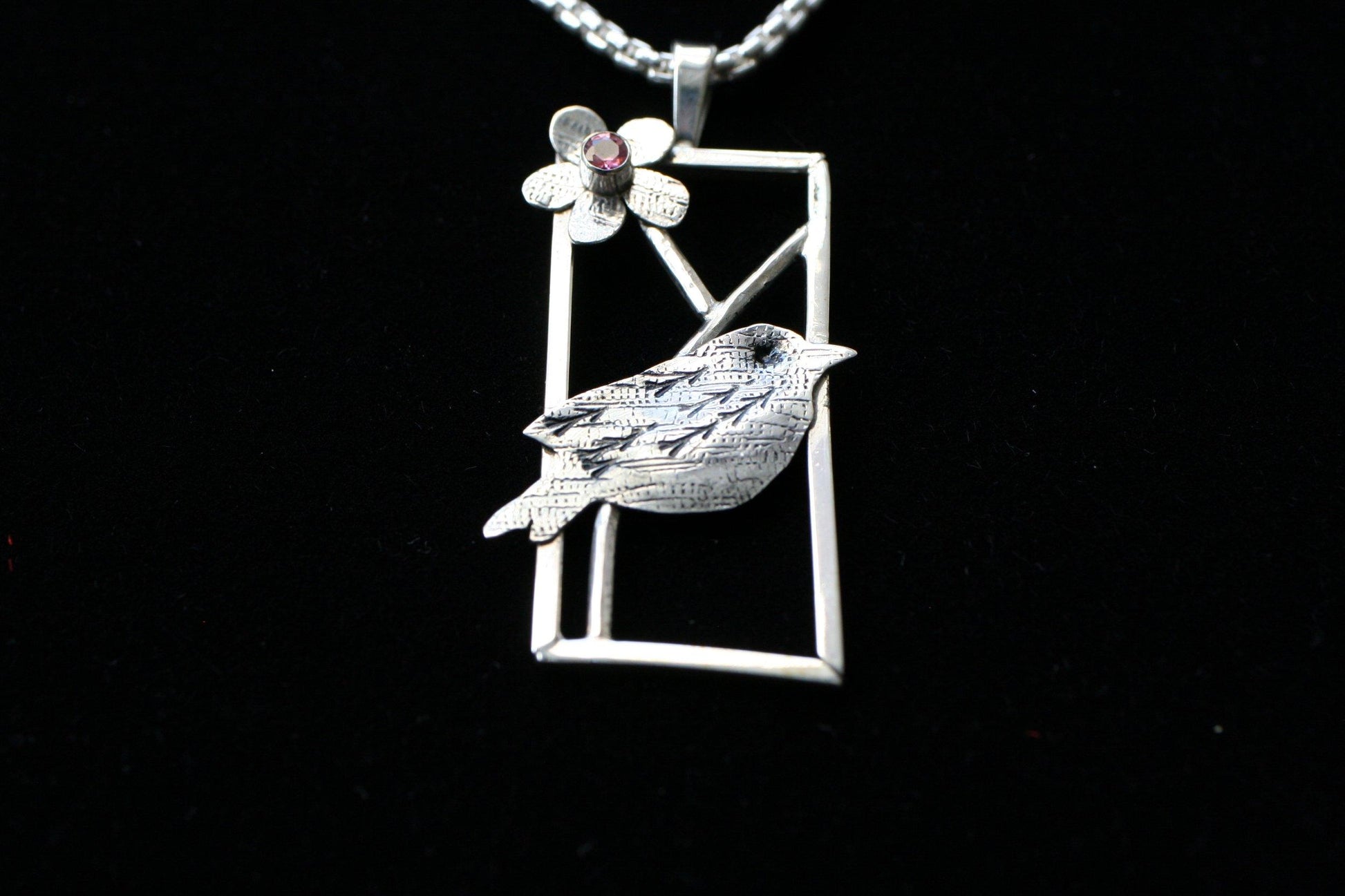 Window to the Floating World of Nature Pendant - Ellis Cole Jewelry Designs