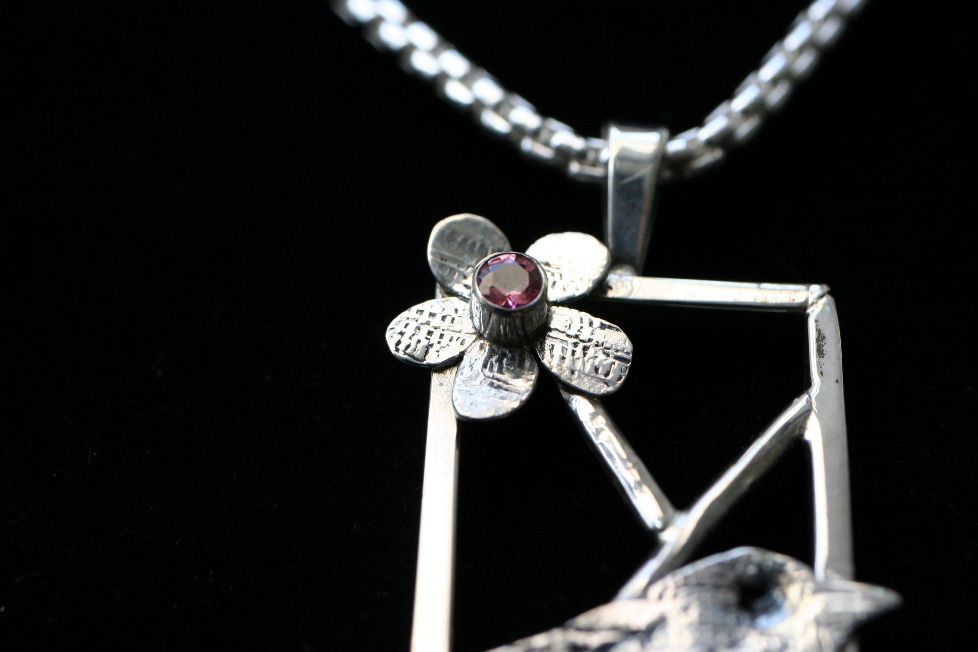 Window to the Floating World of Nature Pendant - Ellis Cole Jewelry Designs