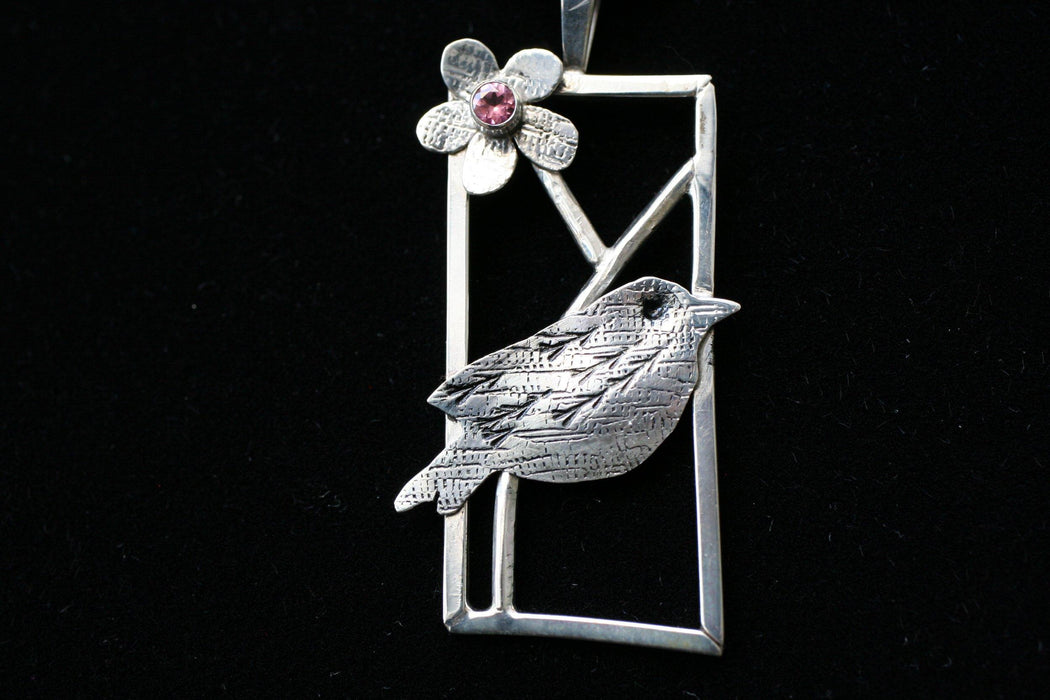 Window to the Floating World of Nature Pendant - Ellis Cole Jewelry Designs