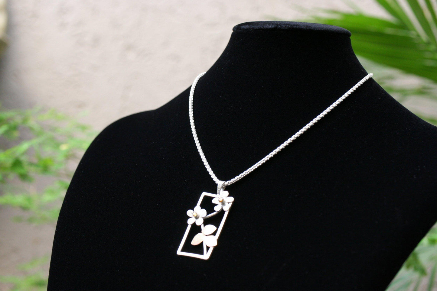 Window to the Floating World of Nature Pendant - Ellis Cole Jewelry Designs
