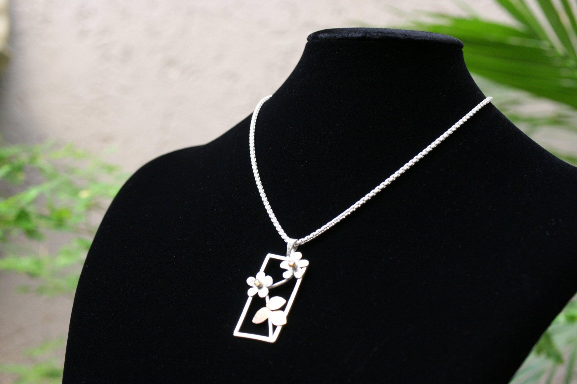 Window to the Floating World of Nature Pendant - Ellis Cole Jewelry Designs