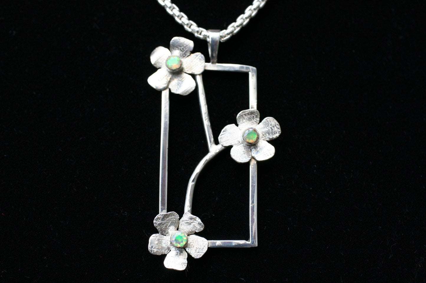 Window to the Floating World of Nature Pendant - Ellis Cole Jewelry Designs