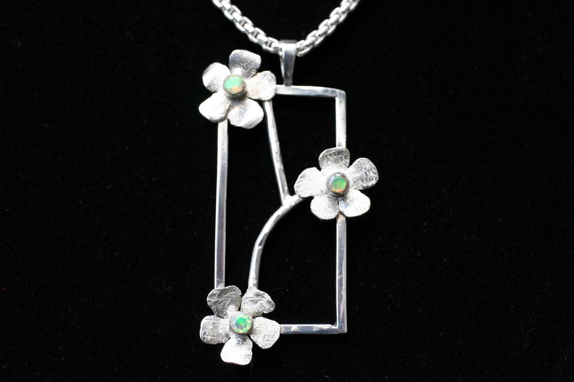Window to the Floating World of Nature Pendant - Ellis Cole Jewelry Designs