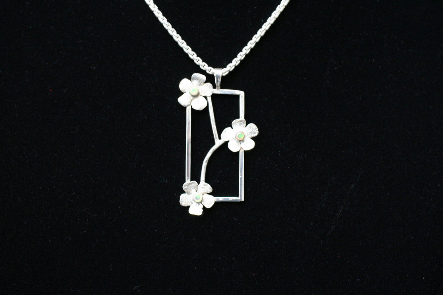 Window to the Floating World of Nature Pendant - Ellis Cole Jewelry Designs