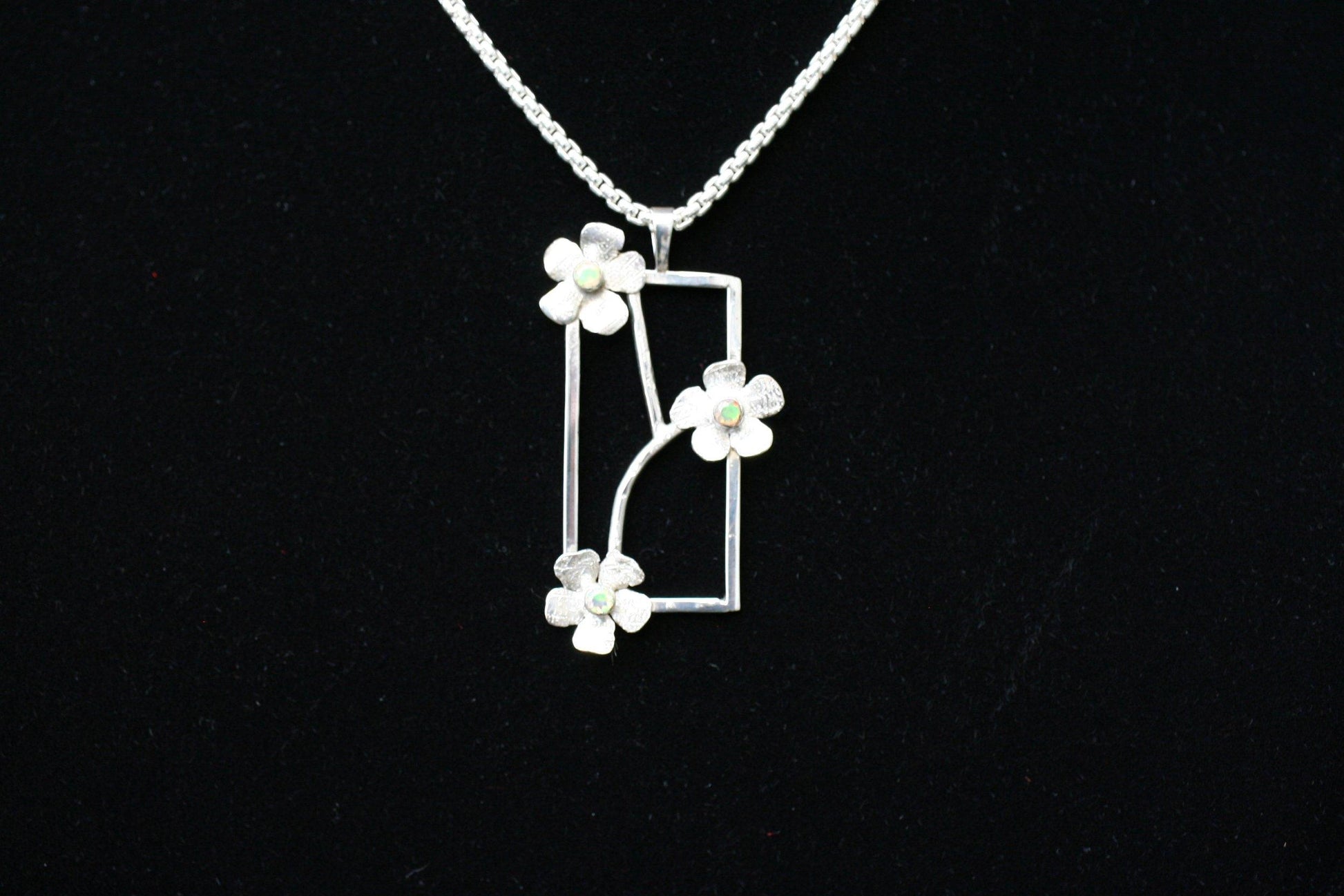 Window to the Floating World of Nature Pendant - Ellis Cole Jewelry Designs