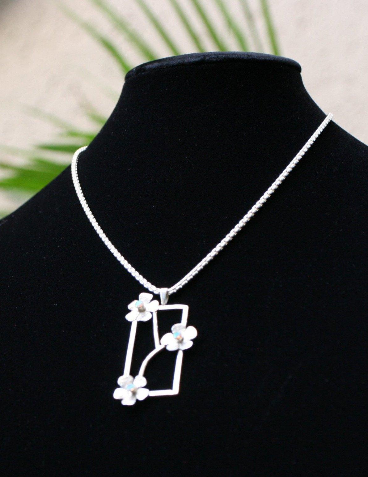 Window to the Floating World of Nature Pendant - Ellis Cole Jewelry Designs
