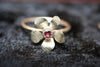 Jillian's Flower Blossom Birthstone Ring - Ellis Cole Jewelry Designs