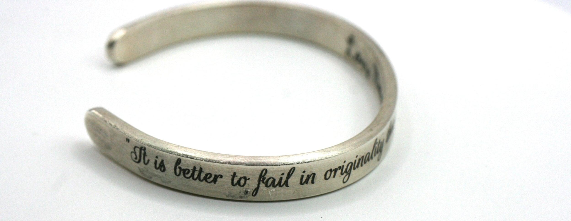 Handwritten Personalized Cuff Bracelet - Ellis Cole Jewelry Designs