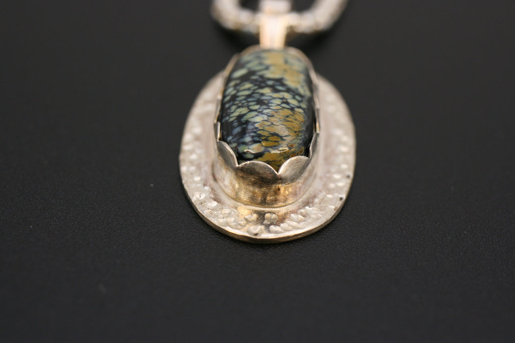 Snowville Variscite Necklace - Ellis Cole Jewelry Designs
