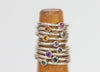 Solid Sterling Silver Birthstone Rings - Ellis Cole Jewelry Designs