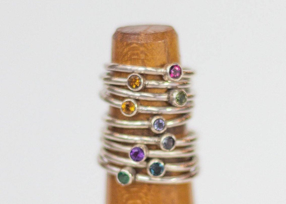 Birthstone Rings - Ellis Cole Jewelry Designs